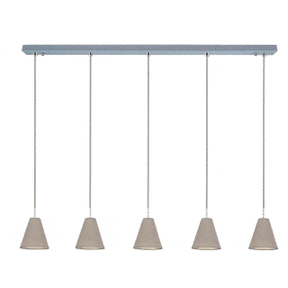 Cup 5er Pendelleuchte aus Beton