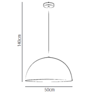 DOME H�ngeleuchte L Ma�e