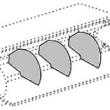 ATLANTIC Schuhtrenner stufenlos verstellbar 3er Set