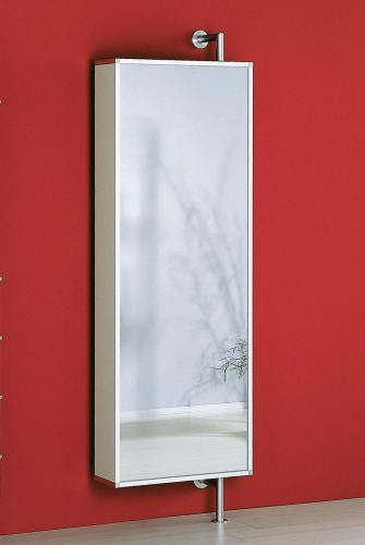 YALOU 2 Garderobensystem, Korpus mit Spiegel, wei matt lackiert