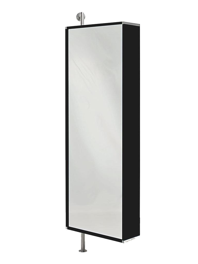 YALOU Garderobe drehbar anthrazit mit Spiegel von rosconi YALOU Garderobe drehbar anthrazit mit Spiegel