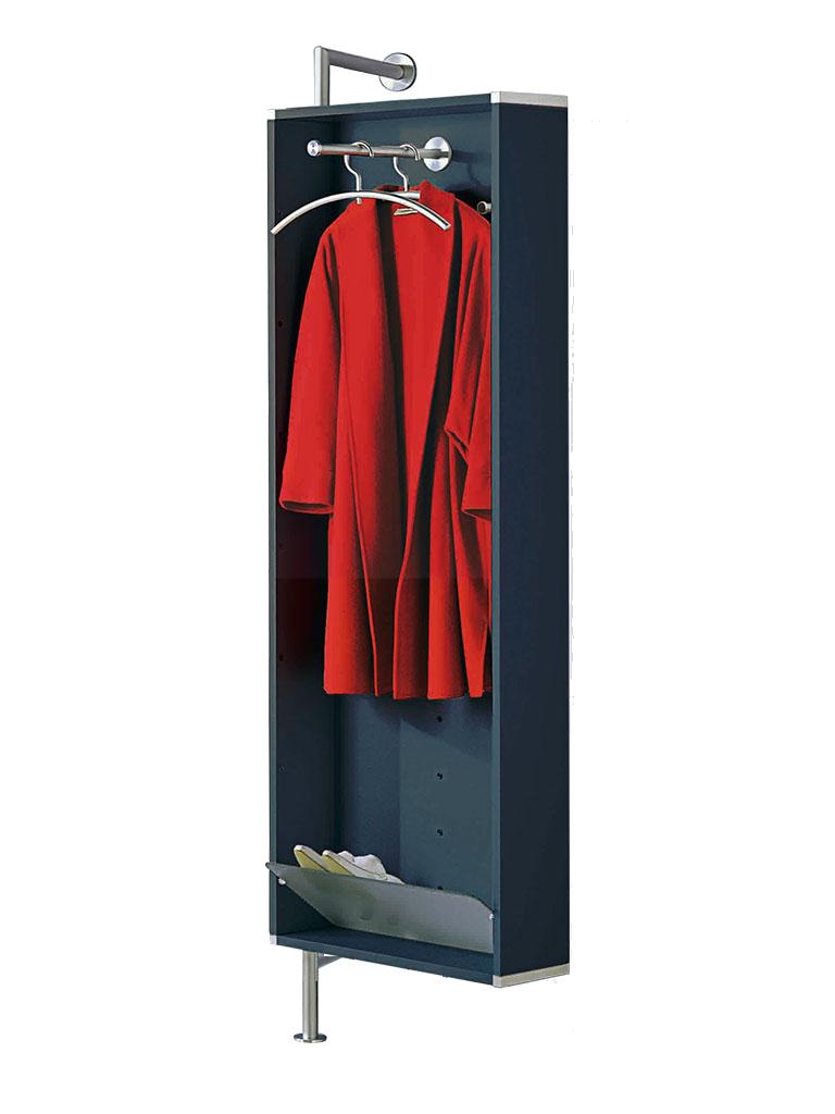 YALOU Garderobe drehbar anthrazit mit Spiegel von rosconi YALOU Garderobe drehbar anthrazit mit Spiegel