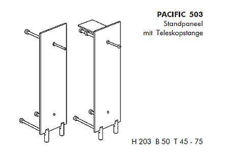 PACIFIC 503 Standgarderobe Details von D-TEC PACIFIC 503 Standgarderobe Details