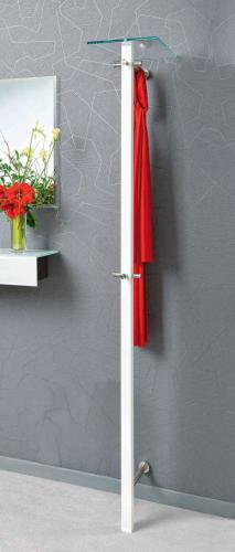 LANA Wandgarderobe von D-TEC weiß mit Hutablage von rosconi LANA Wandgarderobe von D-TEC weiß mit Hutablage