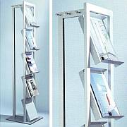 TOP Prospektständer TPH33 mit Garderobe TOP Prospektständer TPH33 mit Garderobe