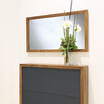 ATLANTIC Wandspiegel horizontal, mit Schuhschrank von rosconi ATLANTIC Wandspiegel horizontal, mit Schuhschrank