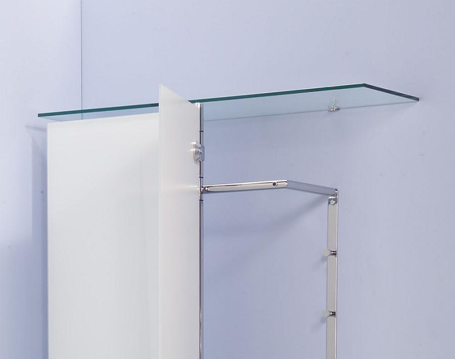ALBATROS 7 Garderobe / Schuhschrank, Detail der Hutablage und des Gestelles von rosconi ALBATROS 7 Garderobe / Schuhschrank, Detail der Hutablage und des Gestelles