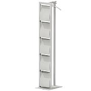 TOP Prospektständer mit Garderobe TOP Prospektständer mit Garderobe