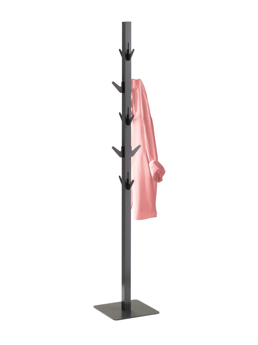 POLEHANGER Black Edition Standgarderobe schwarz von D-TEC POLEHANGER Black Edition Standgarderobe schwarz