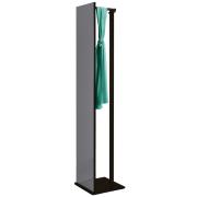 TOP Black Edition Standgarderobe mit Spiegel, D-TEC