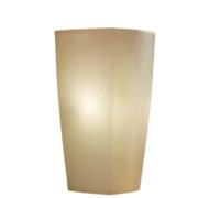 TREVIA beleuchtetes Pflanzgefäß 130 cm weiß TREVIA beleuchtetes Pflanzgefäß 130 cm weiß
