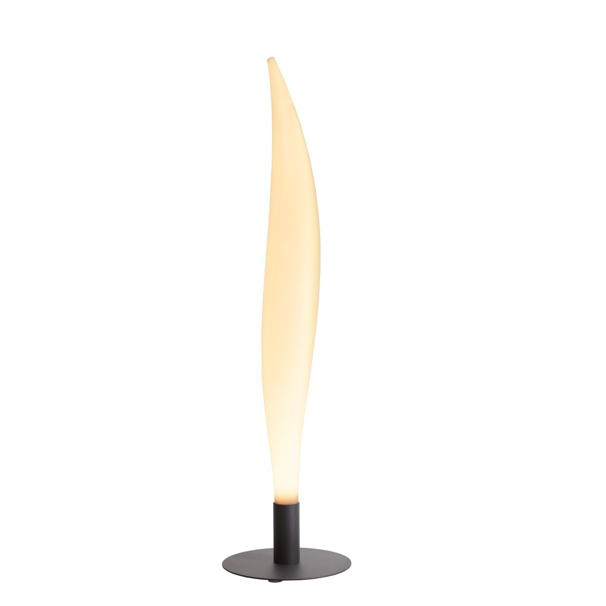 LUNOCS Stehleuchte FLAME mit Standfu und LED Beleuchtung