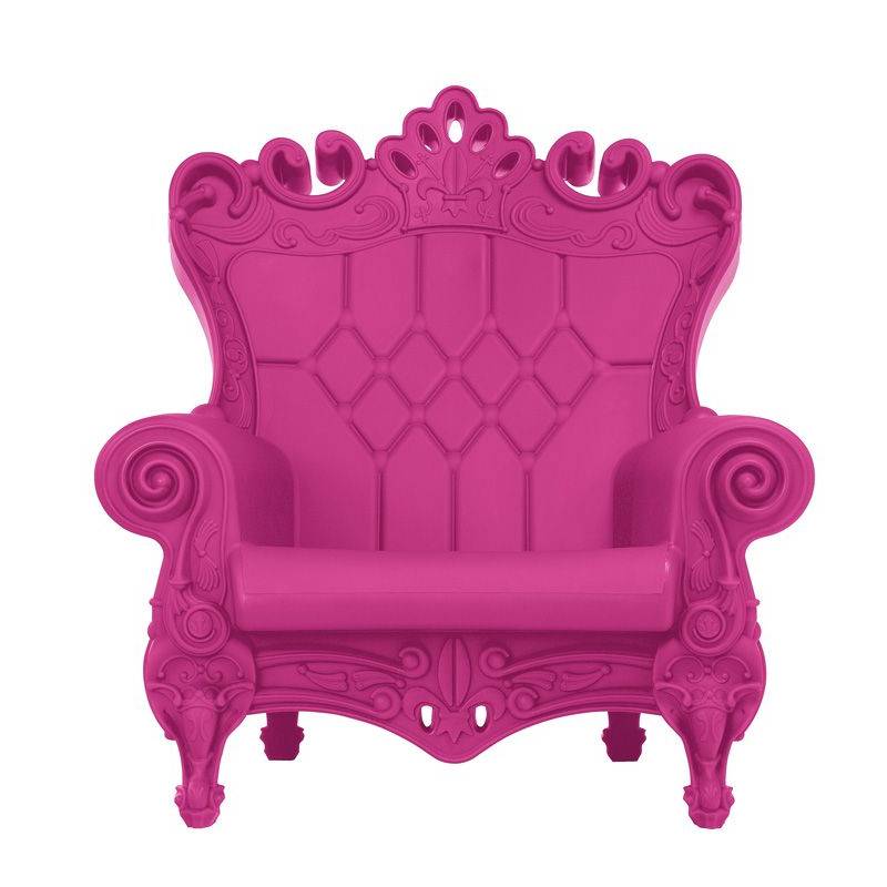 LITTLE QUEEN OF LOVE Sessel fuchsia / violett