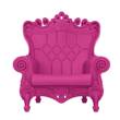 LITTLE QUEEN OF LOVE Kinder-Sessel fuchsia / violett