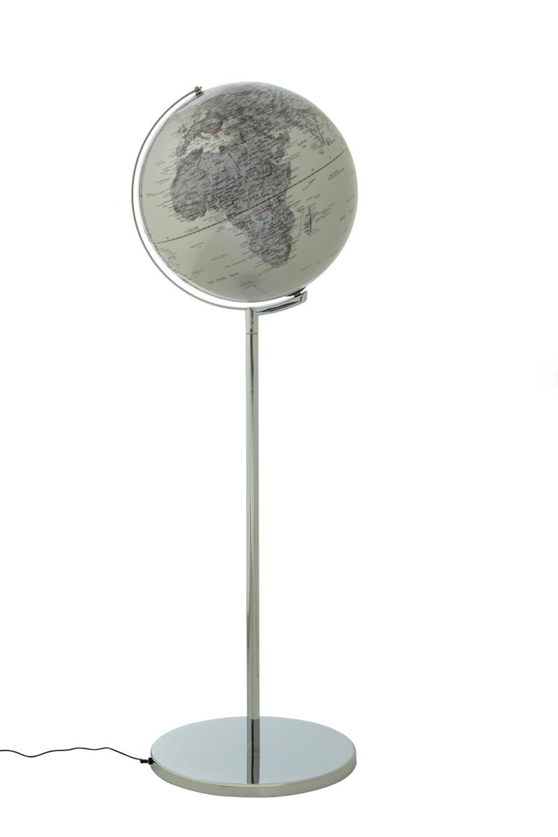 SOJUS Standglobus mit Beleuchtung, silber von emform SOJUS Standglobus mit Beleuchtung, silber
