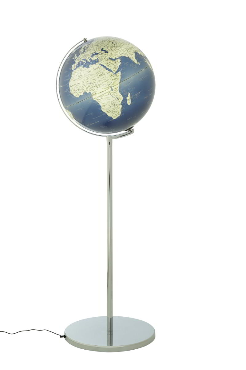 SOJUS Standglobus mit Beleuchtung, blau von emform SOJUS Standglobus mit Beleuchtung, blau