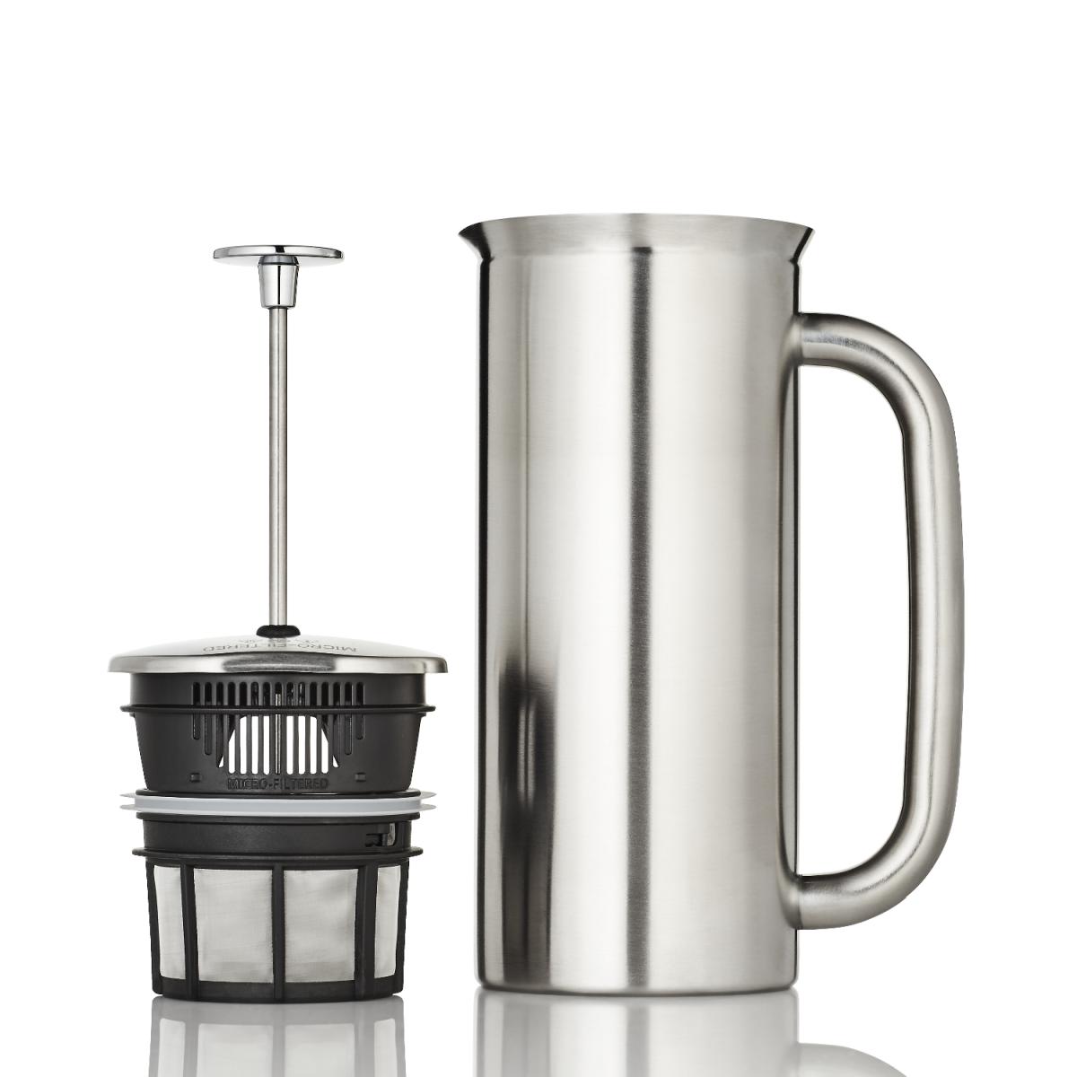 French Press P7 Kaffezubereiter 550 mL Edelstahl matt