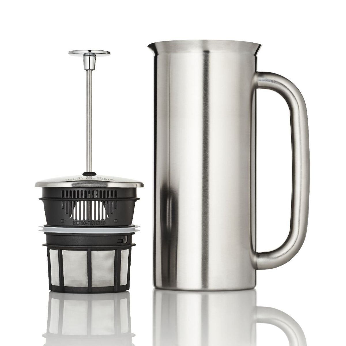 French Press P7 Kaffezubereiter 950 mL Edelstahl matt