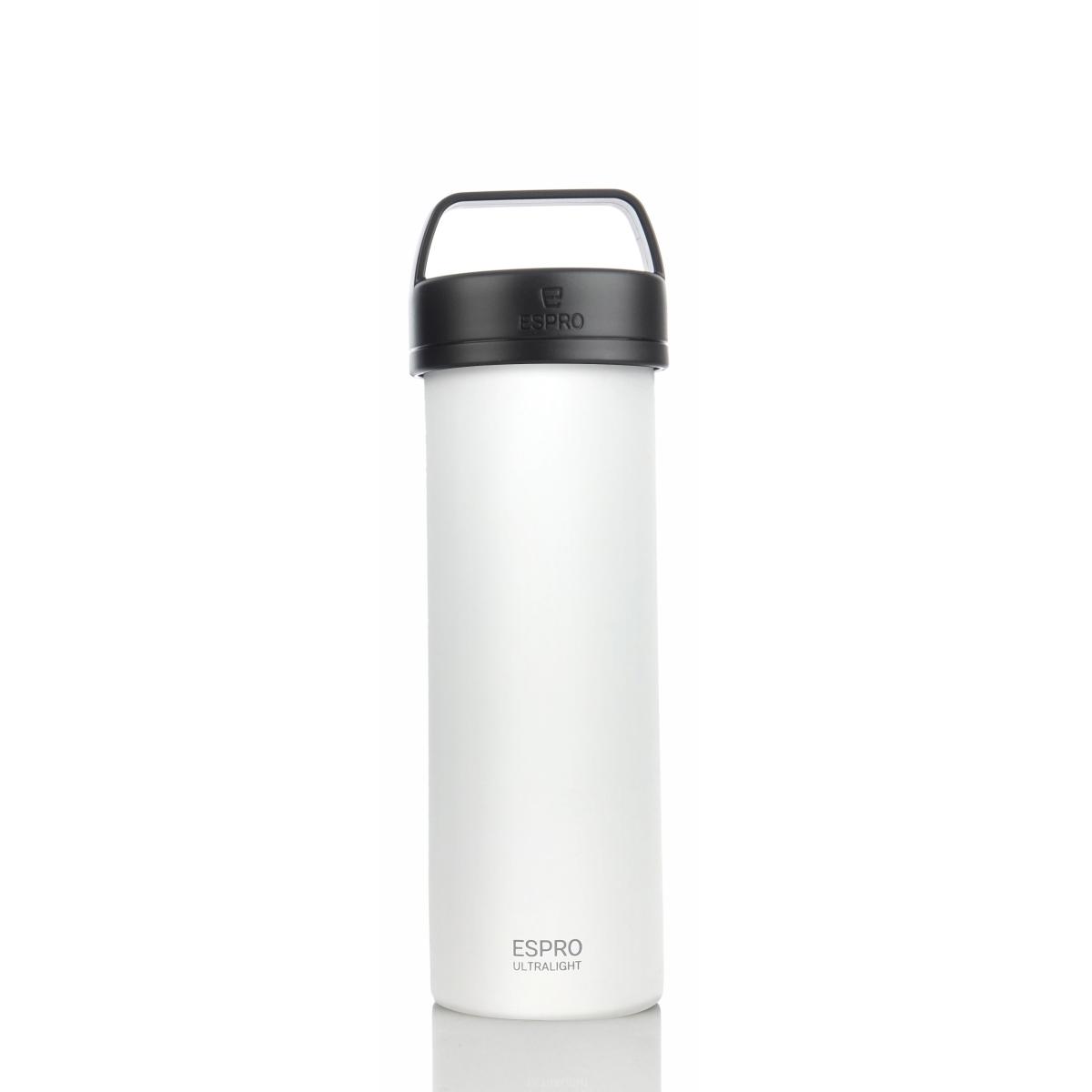 ESPRO Ultralight Kaffeezubereiter / Isolierflasche 475ml Edelstahl kalkwei