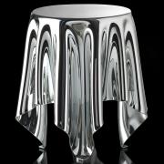 essey Illusion Beistelltisch Sonder-Edition silber