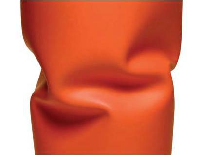 SAVING Pflanzvase: Detail Knick in orange