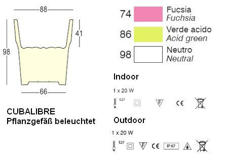 CUBALIBRE Pflanzgef