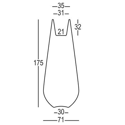 HUMPREY Pflanzvase beleuchtet, Vermassung