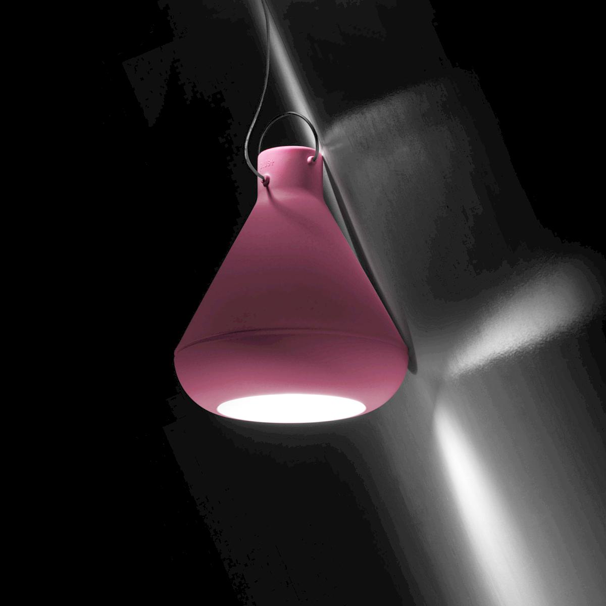 Spot Light Leuchte fr Indoor und Outdoor, fuchsia