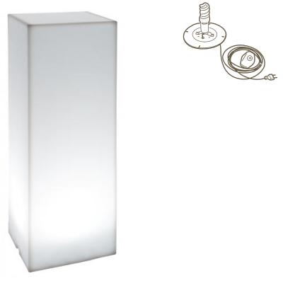 Kube High Slim Leuchtsäule, e