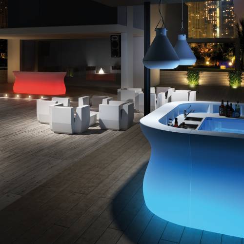 BARTOLOMEO Bar mit LED-Beleuchtung