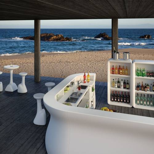 BARTOLOMEO DISPLAY und Barlemente als Strandbar