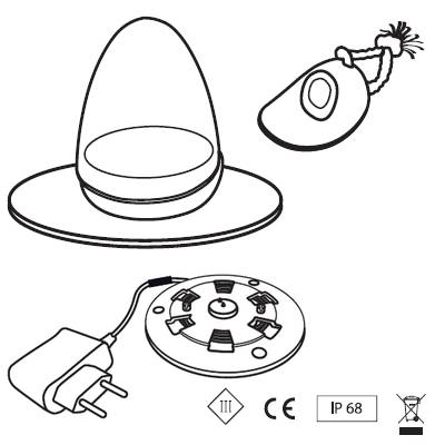 LED und Akku fr FURA Stehtisch von smart & green