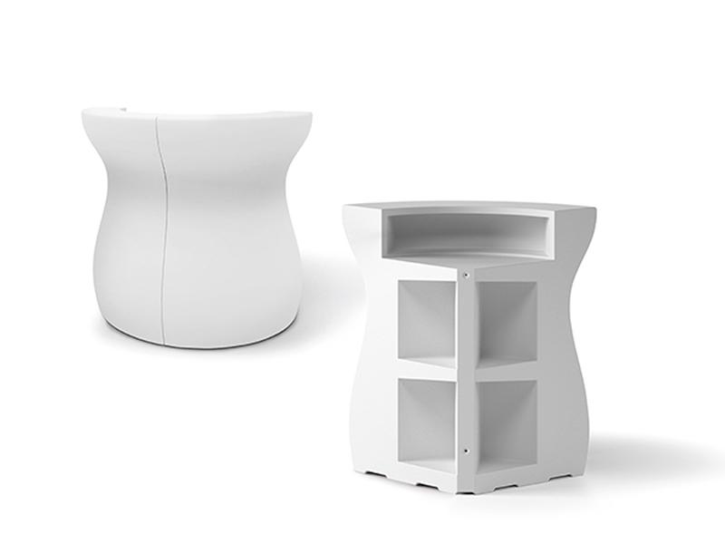 BARTOLOMEO Corner (Ecke), links 2 Stück im Halbkreis, rechts 1 Stück Arbeitsseite von plust.it COLLECTION BARTOLOMEO Corner (Ecke), links 2 Stück im Halbkreis, rechts 1 Stück Arbeitsseite