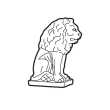 LEONE Statue wei