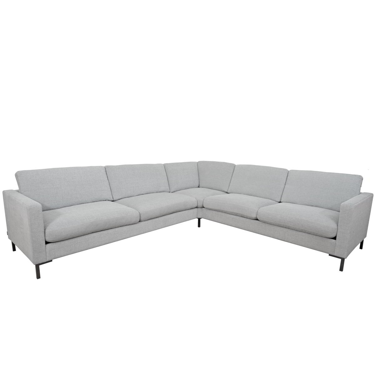 Mandal Sofa-Modularsystem Eckvariante hellgrau