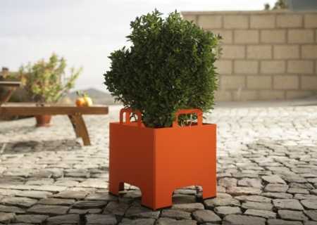 FLORA Pflanzkübel Mercato - orange von FLORA Gartenausstattung FLORA Pflanzkübel Mercato - orange