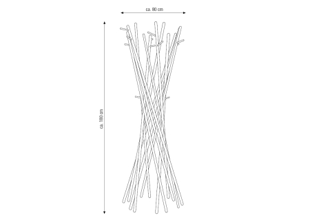 Sticks_Mini Garderobe für Kinder von FORMvorRAT Sticks_Mini Garderobe für Kinder