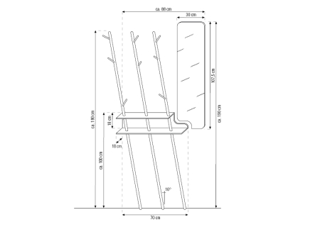 MIKADO_WALL Garderobensystem