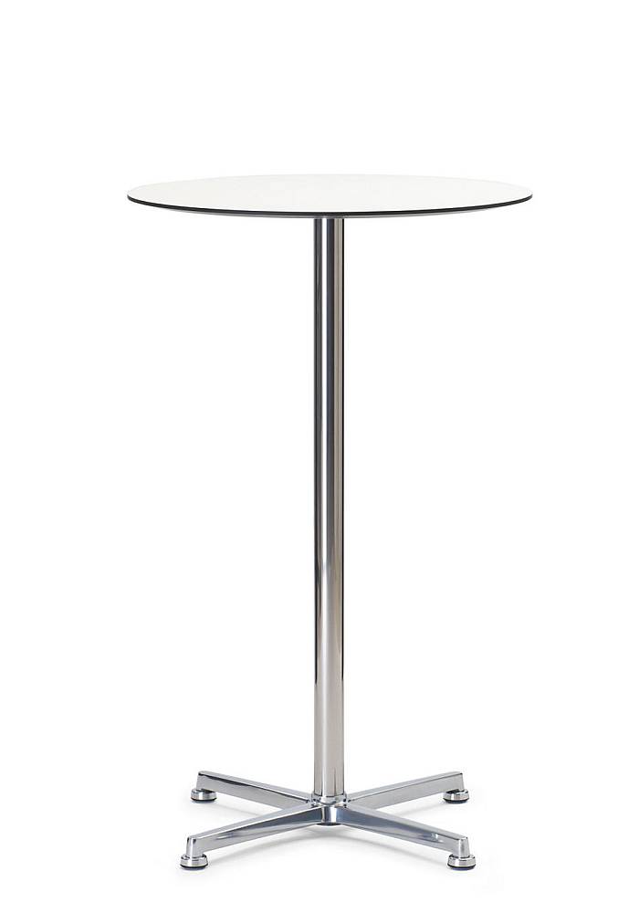 IN & OUT Stehtisch Platte quadratisch 70x70 cm weiß lackiert, F