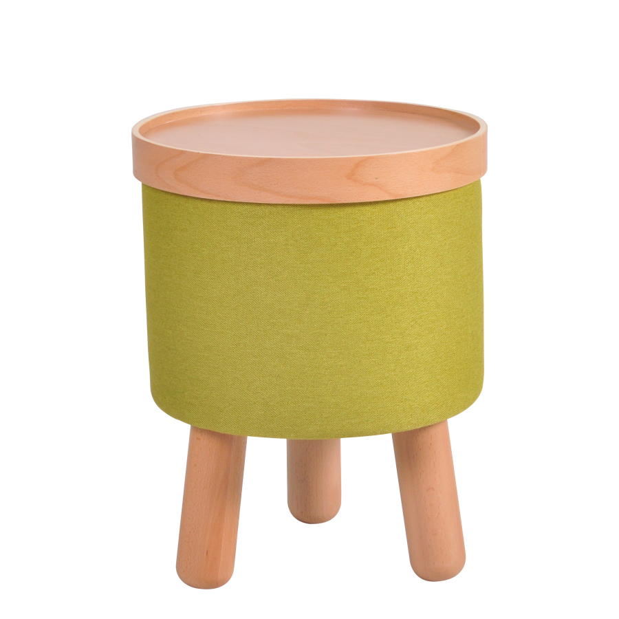 MOLDE Hocker klein grün mit abnehmbaren Tablett von GARAGEEIGHT MOLDE Hocker klein grün mit abnehmbaren Tablett