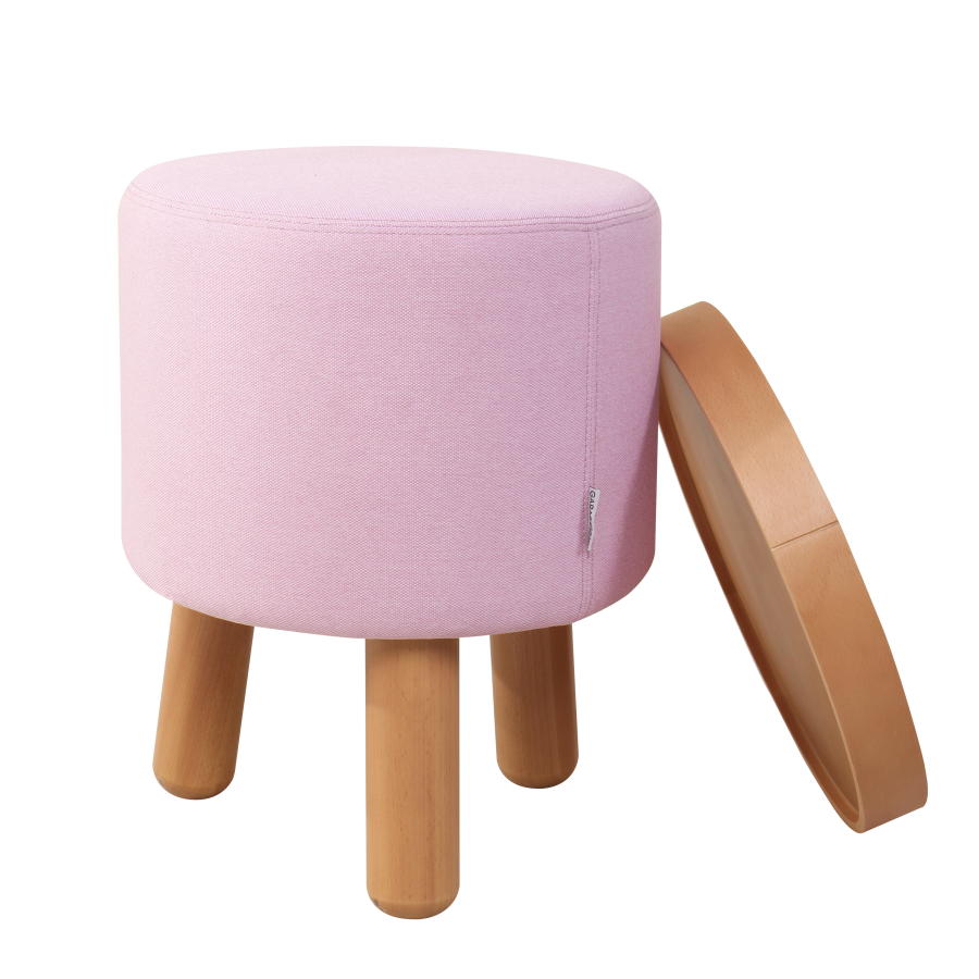 Hocker Molde mit abnehmbarem Tablett rose von GARAGEEIGHT Hocker Molde mit abnehmbarem Tablett rose