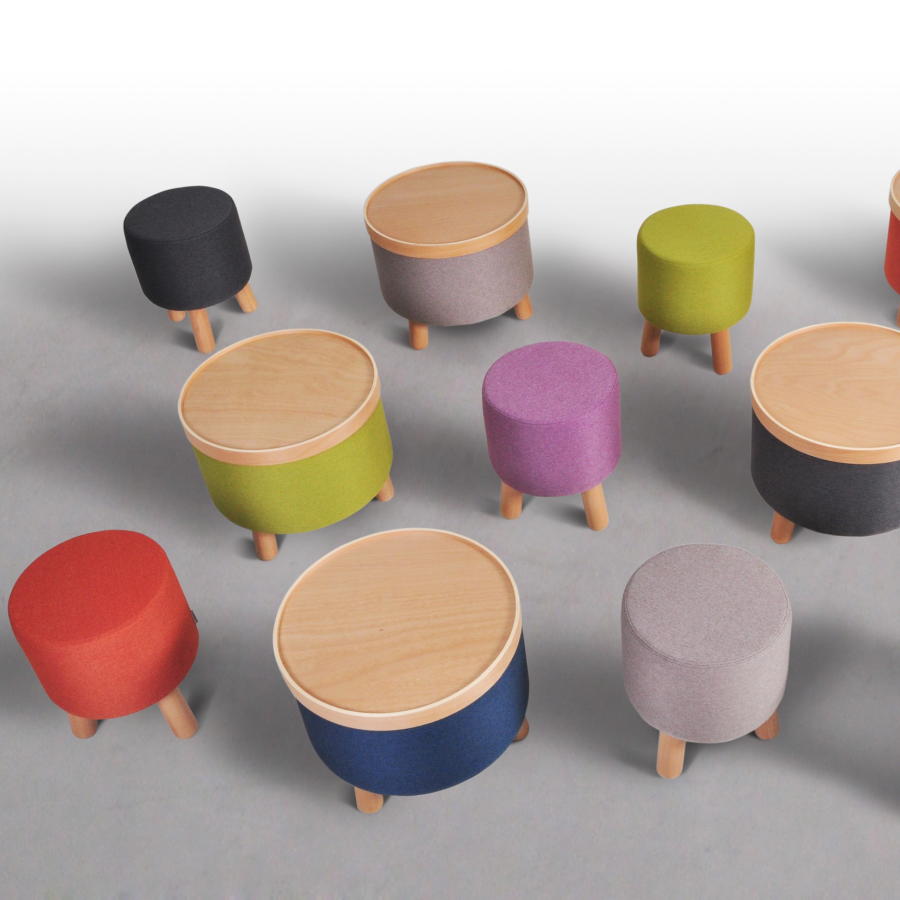 MOLDE Hocker klein von GARAGEEIGHT MOLDE Hocker klein