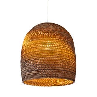 BELL 16 Pendelleuchte aus Pappe, Ø:38 cm, natur von Graypants BELL 16 Pendelleuchte aus Pappe, Ø:38 cm, natur