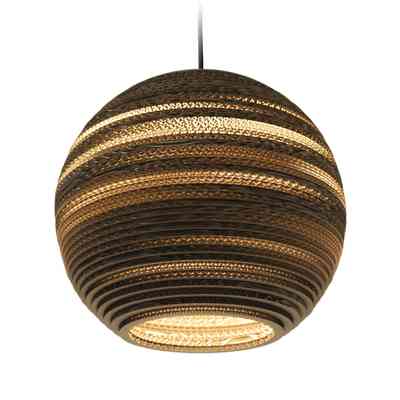 MOON 14 Pendelleuchte, Ø:36 cm, natur von Graypants MOON 14 Pendelleuchte, Ø:36 cm, natur