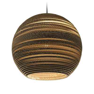 MOON 18 Pendelleuchte, Ø:45 cm, natur von Graypants MOON 18 Pendelleuchte, Ø:45 cm, natur