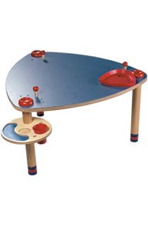 HABA Spieltisch mit Wendeauflage blau