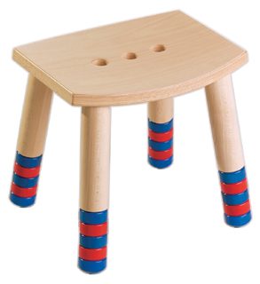 HABA Hocker höhenverstellbar natur von HABA HABA Hocker höhenverstellbar natur