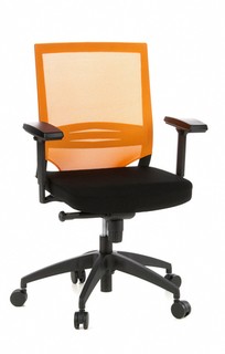 Brostuhl FLAMINGO Office schwarz/orange