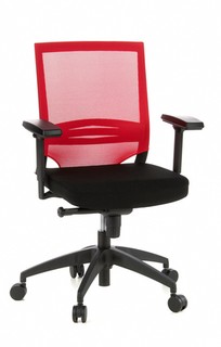 Brostuhl FLAMINGO Office schwarz/rot