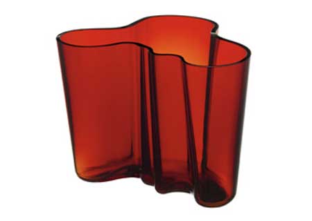 Alvar Aalto Vase Savoy 160 mm flammenrot (1936)